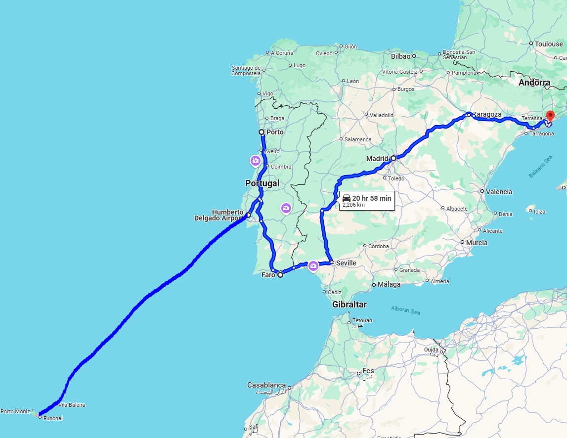 Portugal / Spain – The Plan